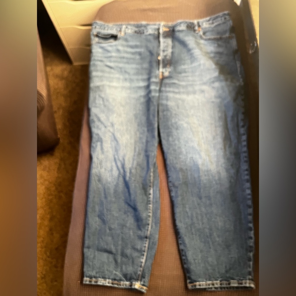 Old Navy OG Straight button fly Blue Jeans plus size 26